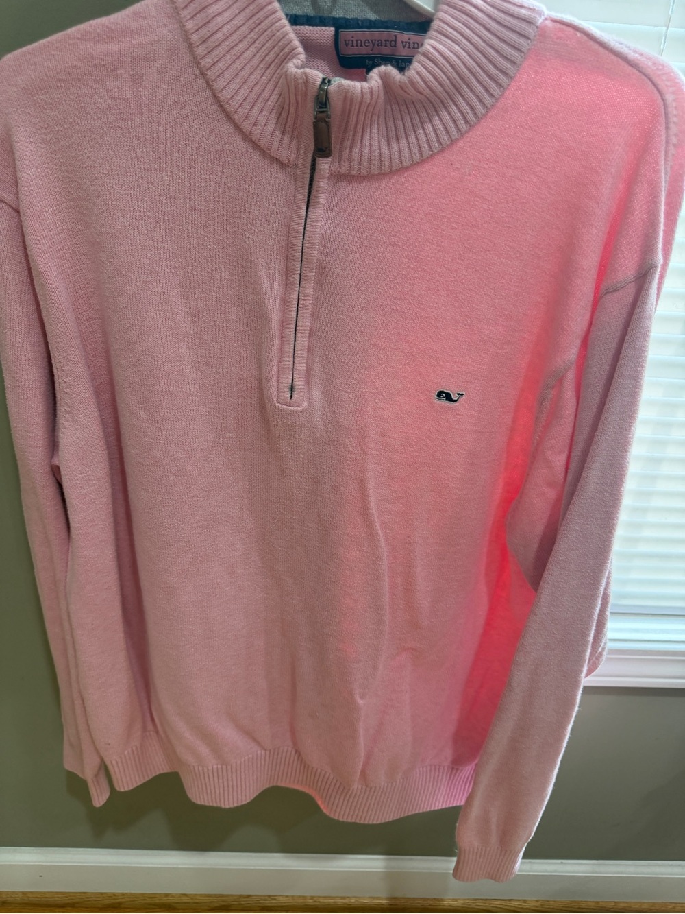 Men’s Vineyard Vibes Quarter Zip Pink Sz XL